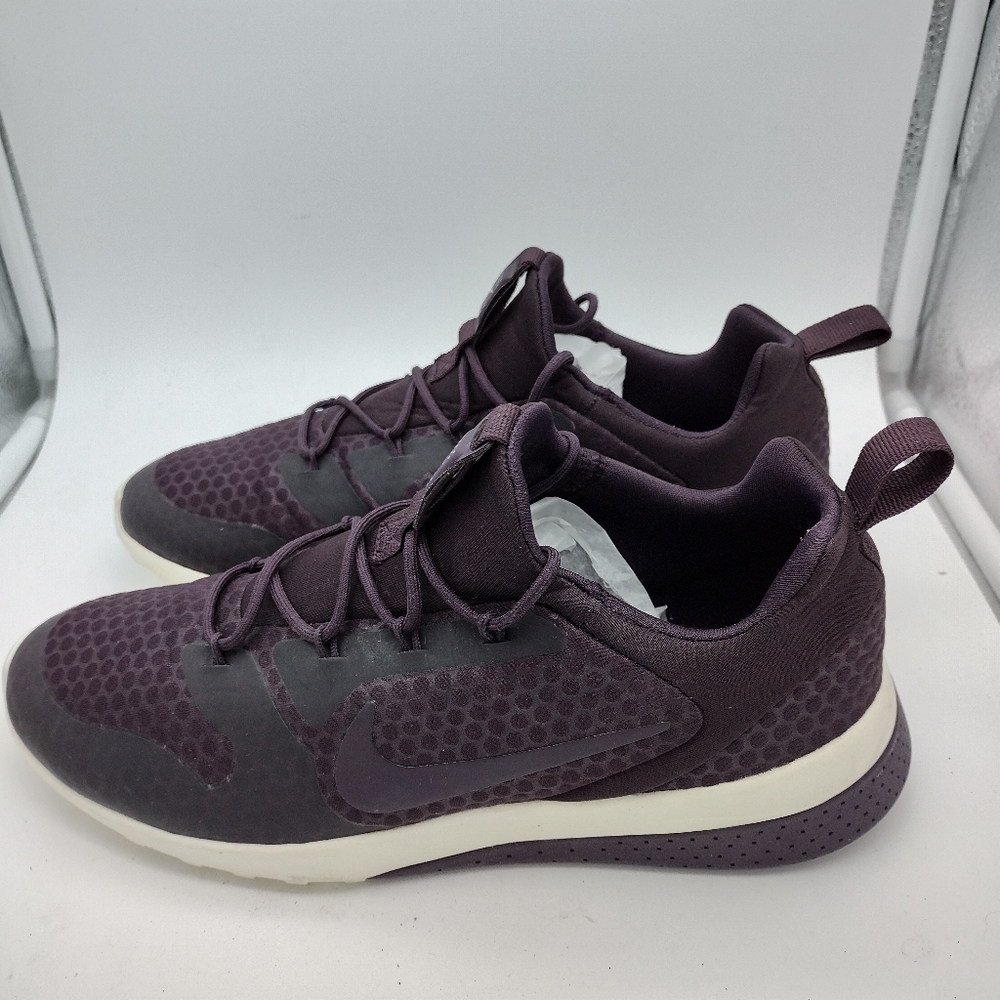 Nike CK Racer Running Sneakers Size 8.5 Purple and White